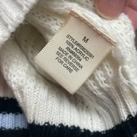 Womens Preppy Cardigan Sweater Size Medium Puppy Love Collegiate Academia - Picture 7 of 7